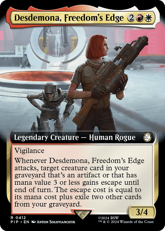 Desdemona, Freedom's Edge (PIP-412) (Extended Art) (Foil)