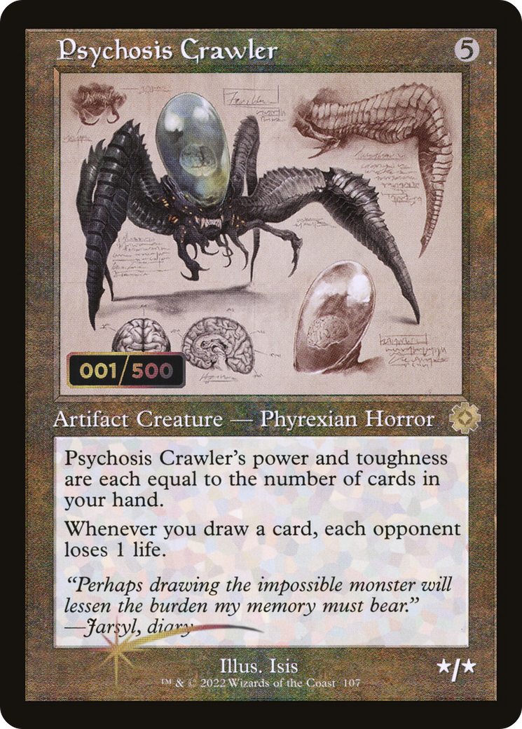 Psychosis Crawler (BRR-107Z) (Foil) (Serialized)