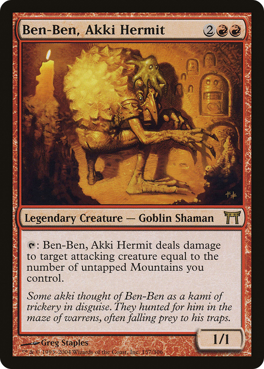 Ben-Ben, Akki Hermit (CHK-157)