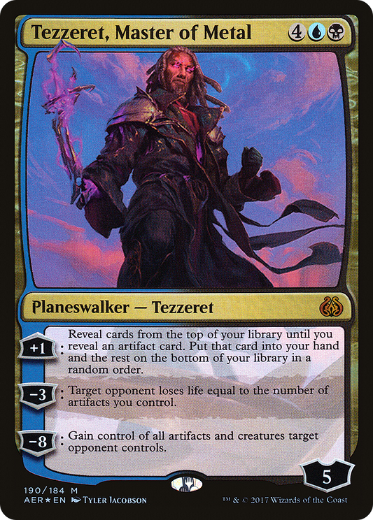 Tezzeret, Master of Metal (AER-190) (Foil)