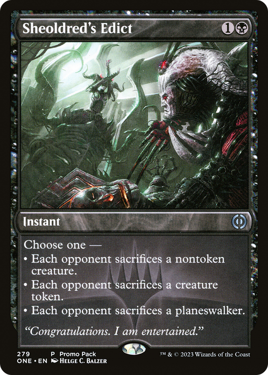 Sheoldred's Edict (PPONE-279) (Foil)