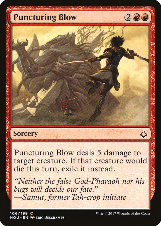 Puncturing Blow (HOU-106) (Foil)