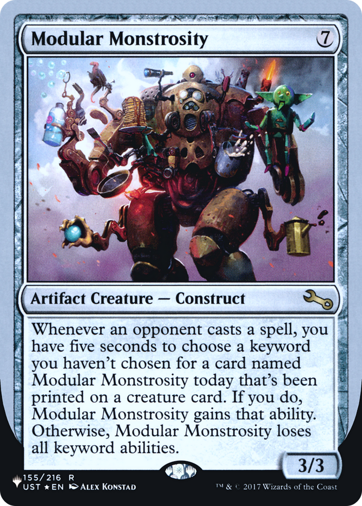 Modular Monstrosity (LIST-059) (Foil)