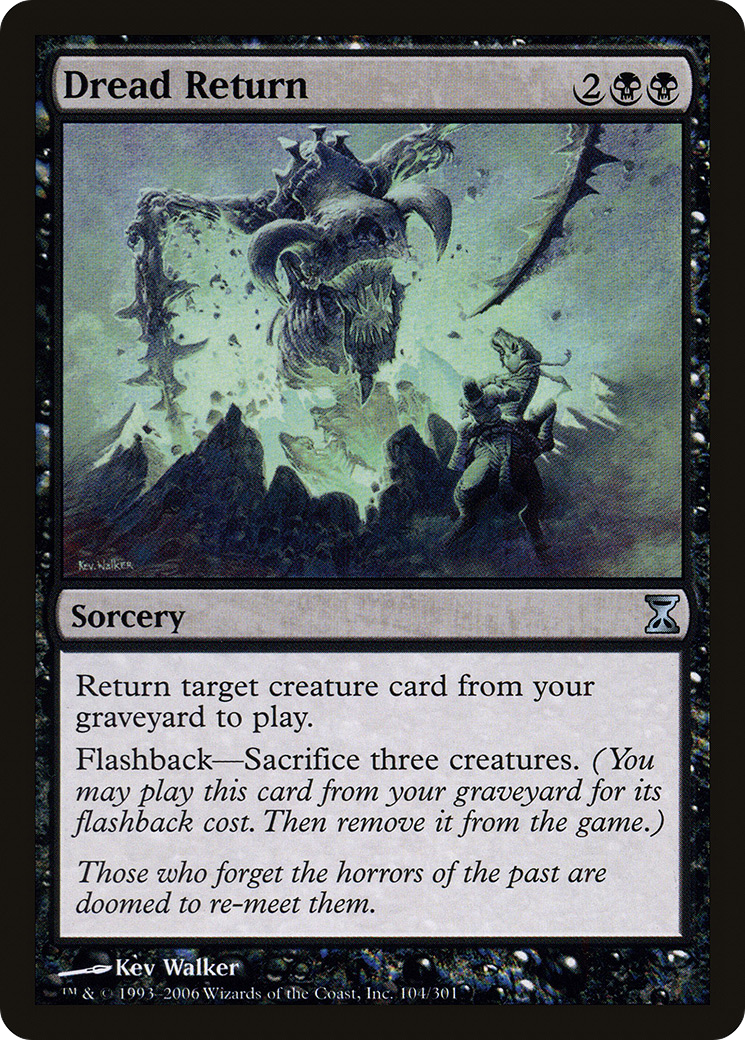 Dread Return (TSP-104) (Foil)