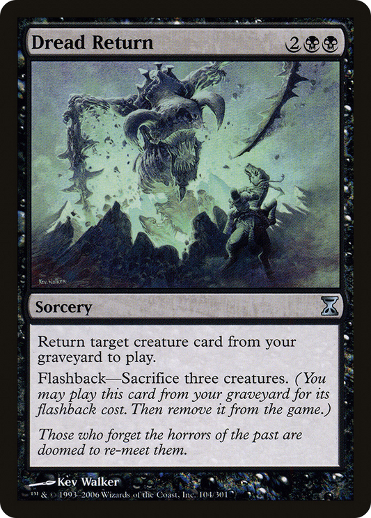 Dread Return (TSP-104) (Foil)