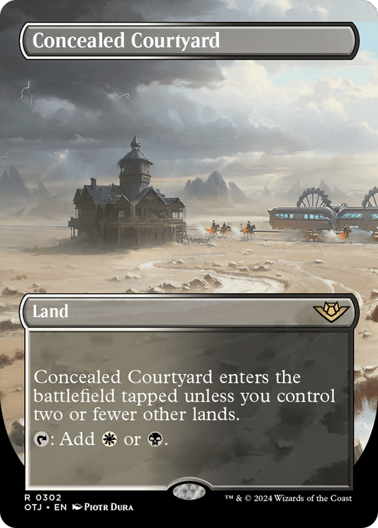 Concealed Courtyard (OTJ-302) (Borderless) (Foil)