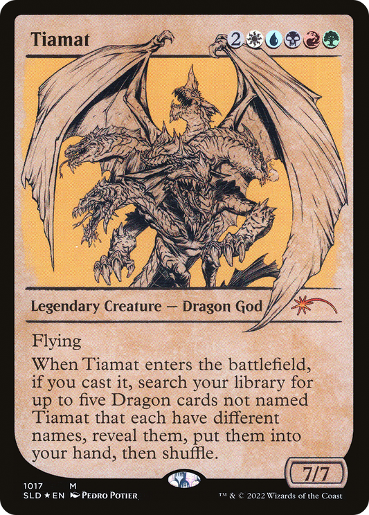 Tiamat (SLD-1017) (Showcase) (Foil)