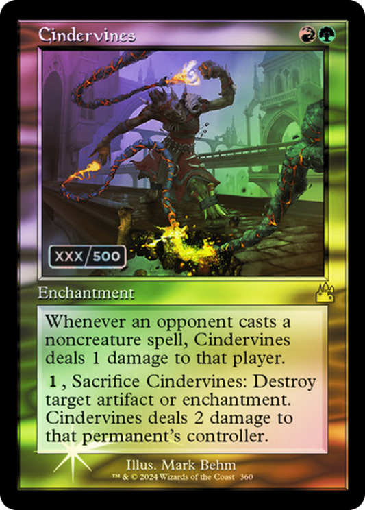 Cindervines (RVR-360Z) (Foil) (Serialized)