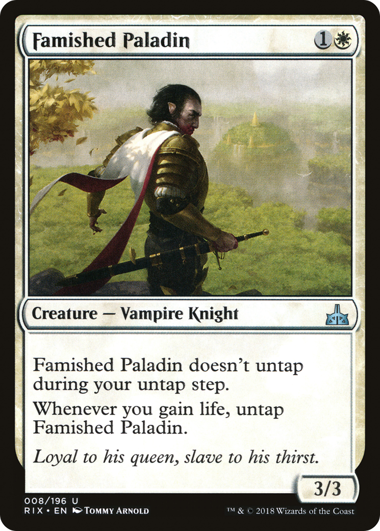 Famished Paladin (RIX-008)