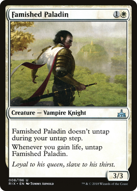 Famished Paladin (RIX-008)