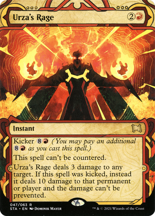 Urza's Rage (STA-47E) (Borderless) (Etched Foil)