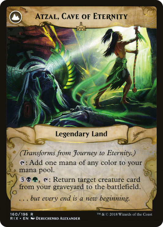 Journey to Eternity // Atzal, Cave of Eternity (RIX-160) (Foil)