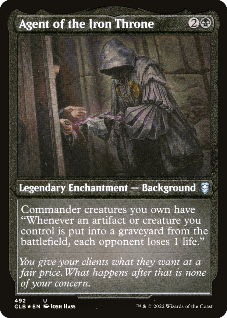 Agent of the Iron Throne (CLB-492) (Etched Foil)