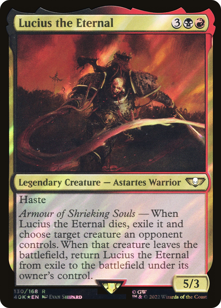 Lucius the Eternal (40K-130★) (Surge Foil)