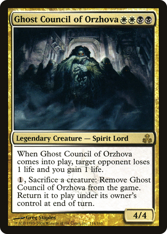 Ghost Council of Orzhova (GPT-114)