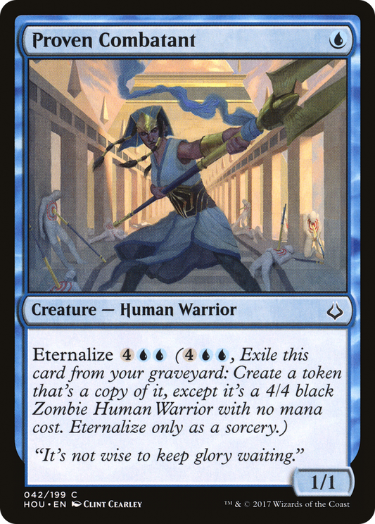 Proven Combatant (HOU-042) (Foil)