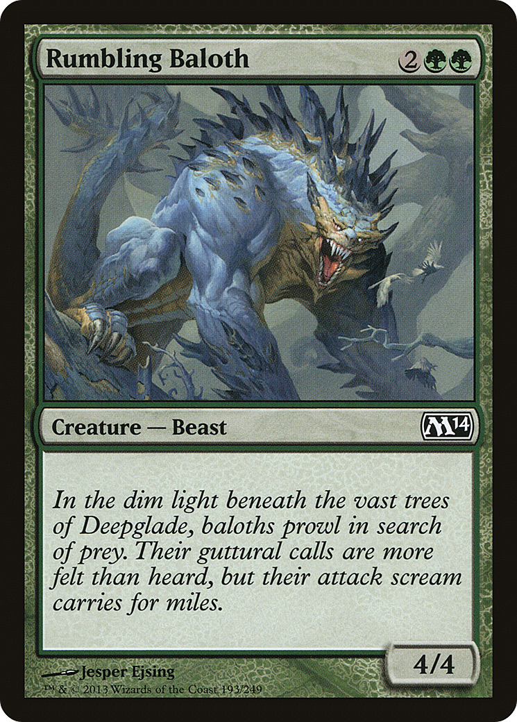 Rumbling Baloth (M14-193) (Foil)