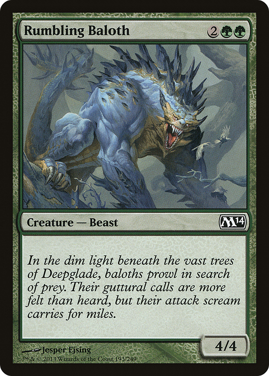 Rumbling Baloth (M14-193) (Foil)