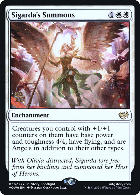 Sigarda's Summons (PRE-36S) (Foil)