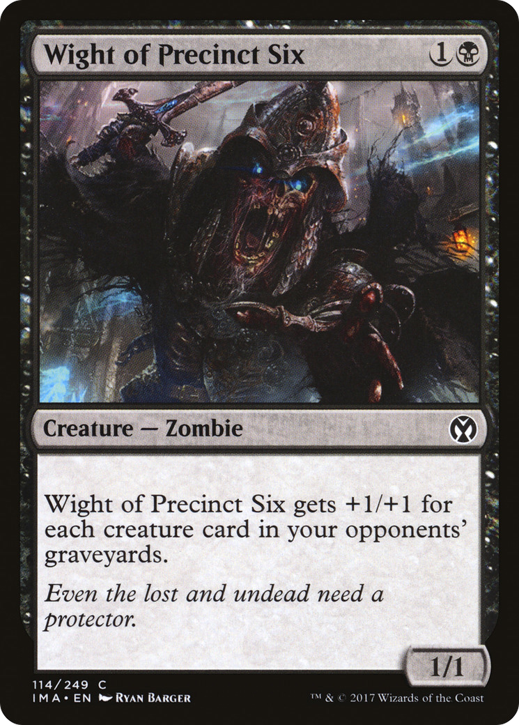Wight of Precinct Six (IMA-114) (Foil)