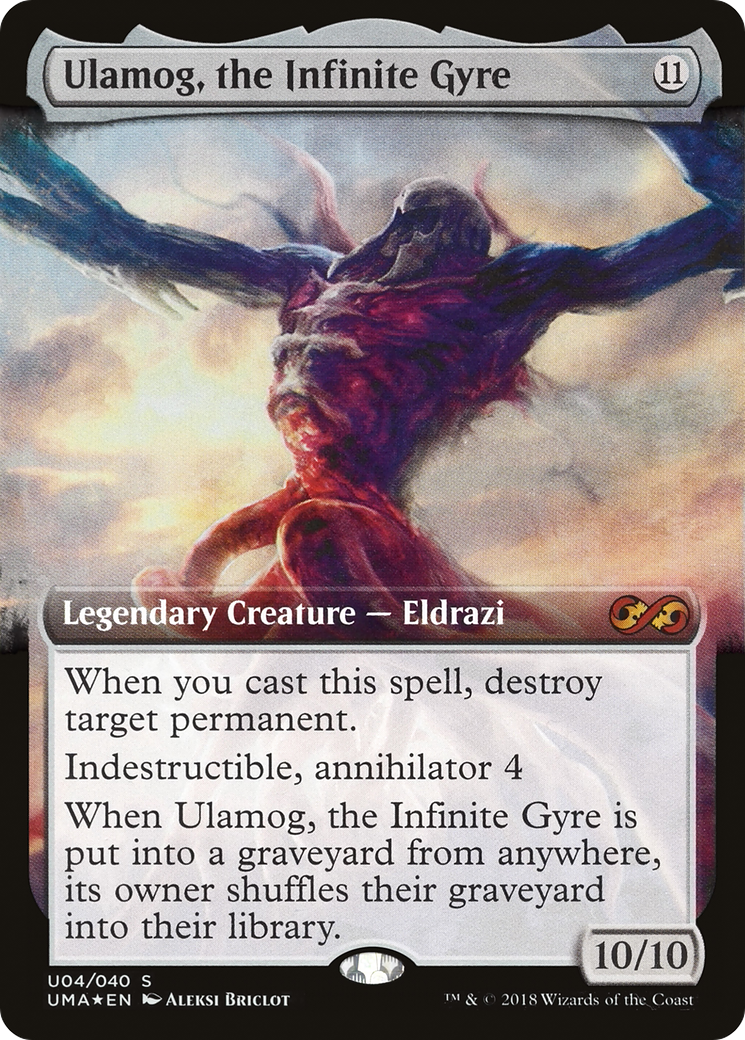 Ulamog, the Infinite Gyre (UMA:BT-0U4) (Extended Art) (Foil)