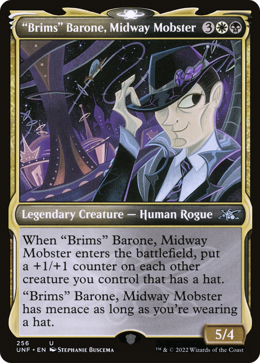 "Brims" Barone, Midway Mobster (UNF-256) (Showcase) (Foil)
