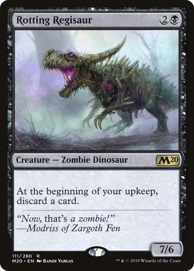 Rotting Regisaur (M20-111) (Foil)