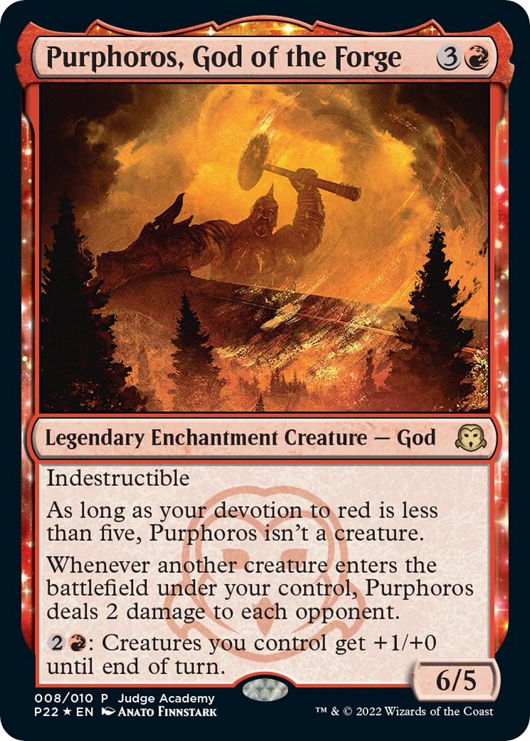 Purphoros, God of the Forge (JDG-008) (Foil)