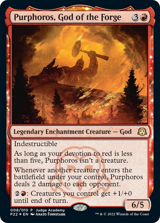 Purphoros, God of the Forge (JDG-008) (Foil)