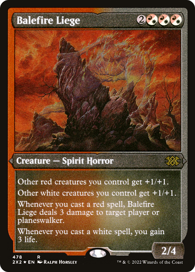 Balefire Liege (2X2-478) (Etched Foil)
