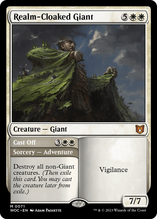Realm-Cloaked Giant // Cast Off (WOC-071)