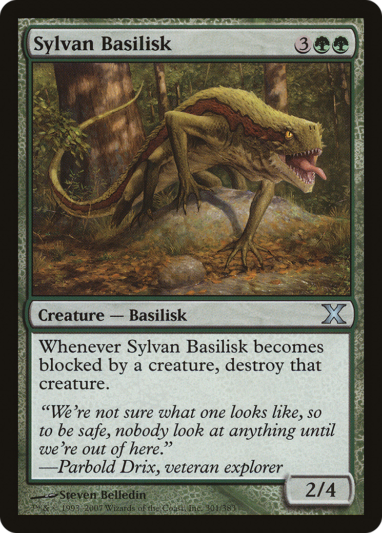 Sylvan Basilisk (10E-301) (Foil)