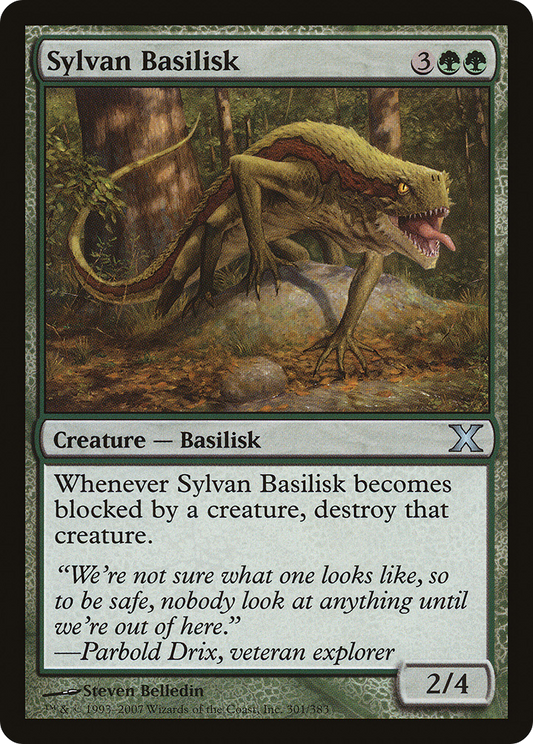Sylvan Basilisk (10E-301) (Foil)