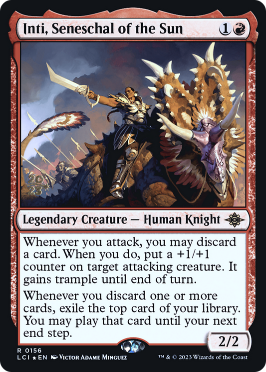 Inti, Seneschal of the Sun (PRE-156S) (Foil)