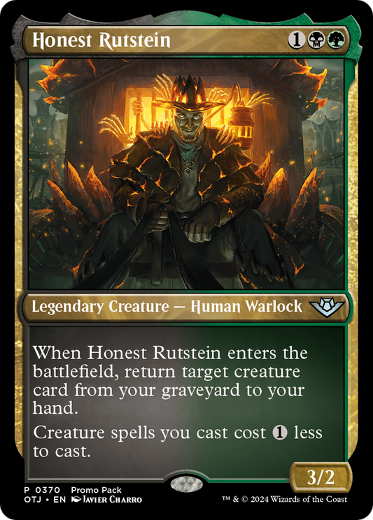Honest Rutstein (PPOTJ-370) (Foil)