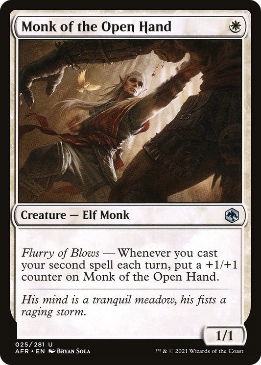 Monk of the Open Hand (AFR-025) (Foil)