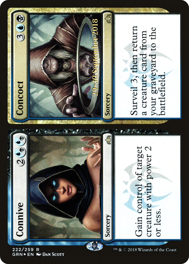 Connive // Concoct (PRE-222S) (Foil)