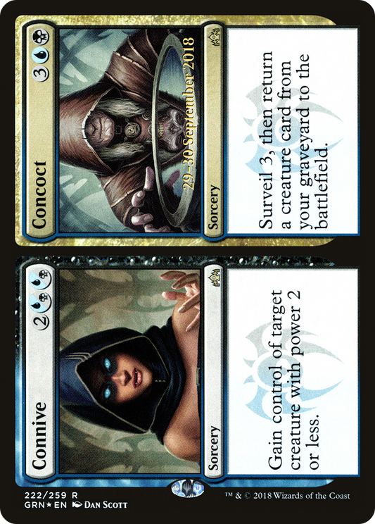 Connive // Concoct (PRE-222S) (Foil)