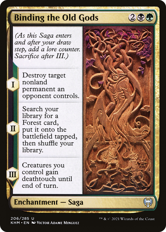 Binding the Old Gods (KHM-206) (Foil)