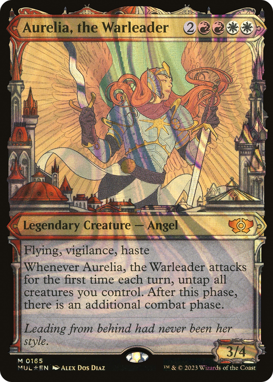 Aurelia, the Warleader (MUL-165) (Showcase) (Halo Foil)
