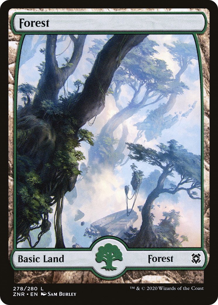 Forest (ZNR-278) (Full Art) (Foil)