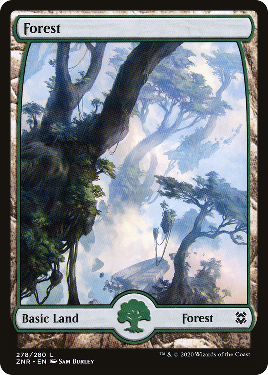 Forest (ZNR-278) (Full Art) (Foil)
