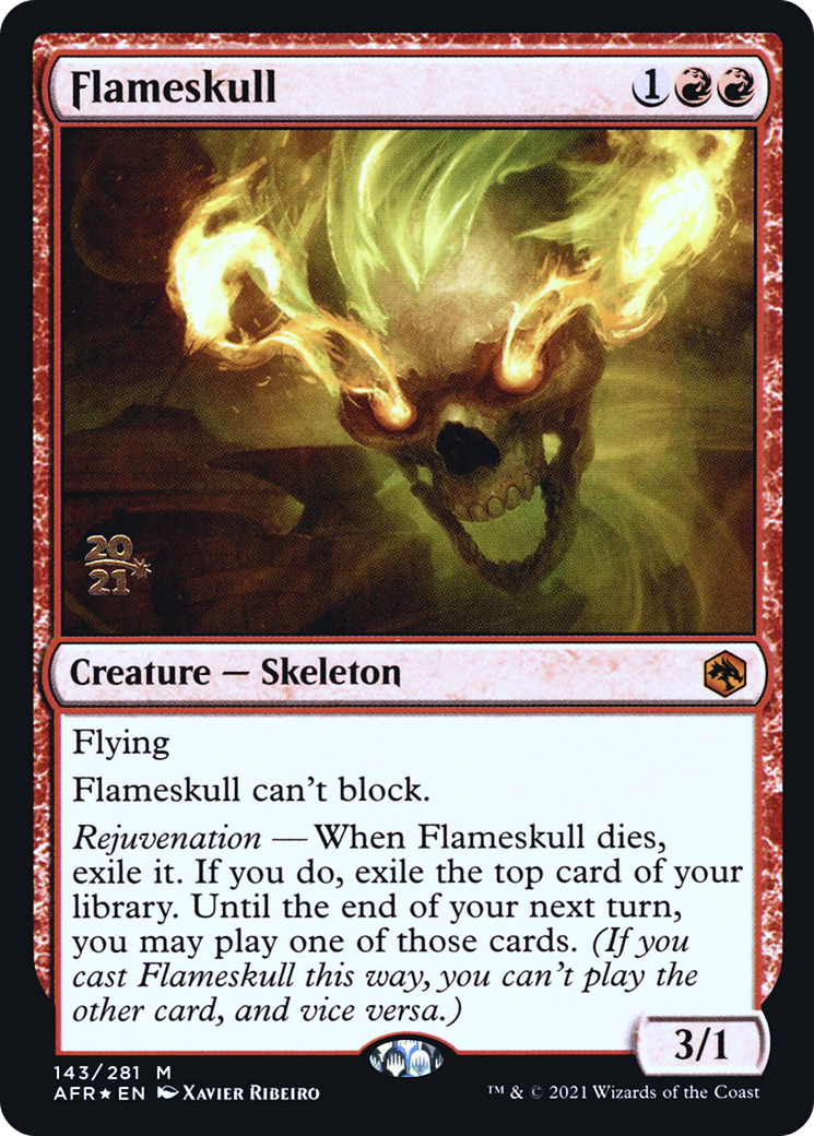 Flameskull (PRE-143S) (Foil)