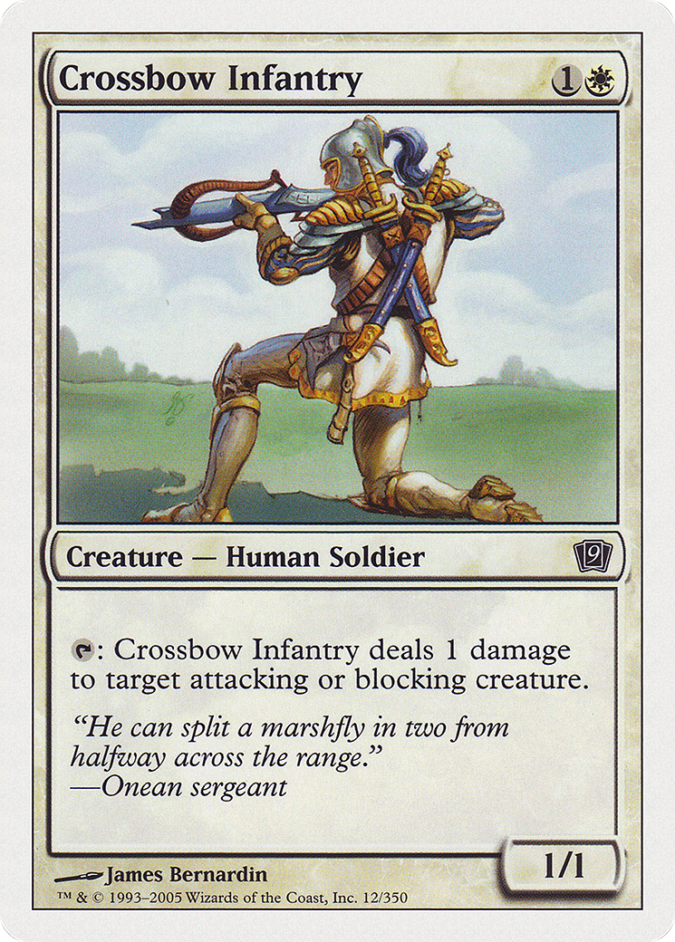Crossbow Infantry (9ED-012★) (Foil)