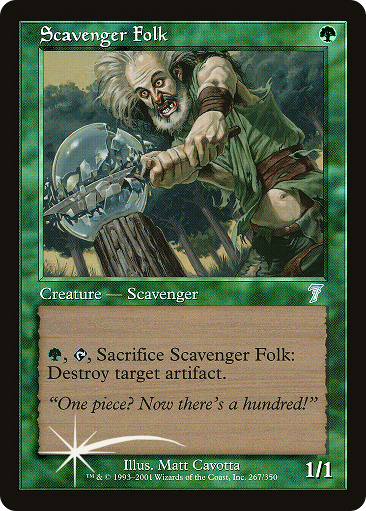 Scavenger Folk (7ED-267★) (Foil)