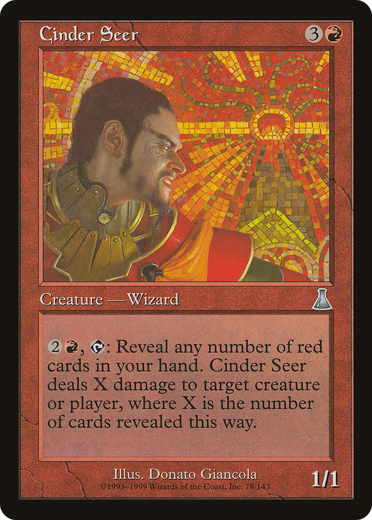 Cinder Seer (UDS-078) (Foil)