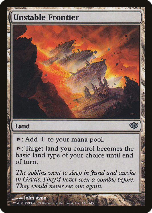 Unstable Frontier (CON-145)