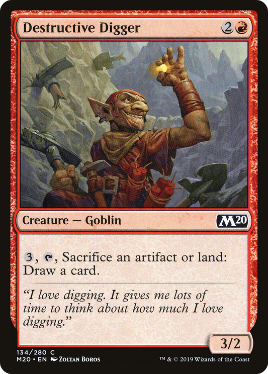 Destructive Digger (M20-134) (Foil)