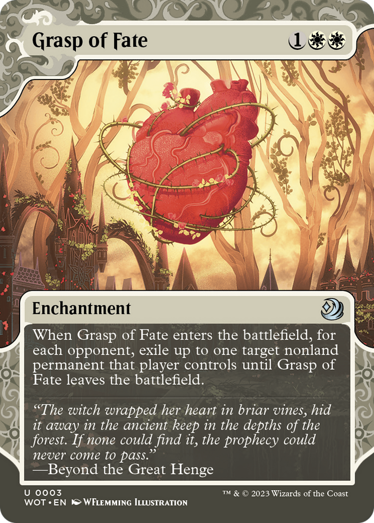 Grasp of Fate (WOT-003) (Showcase) (Borderless) (Foil)