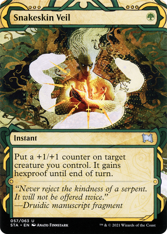 Snakeskin Veil (STA-057) (Showcase) (Borderless) (Foil)